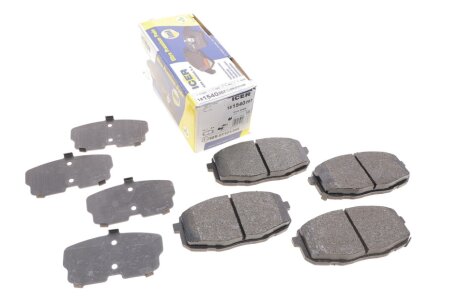 Комплект гальмівних колодок (дискових) ICER 181540-207