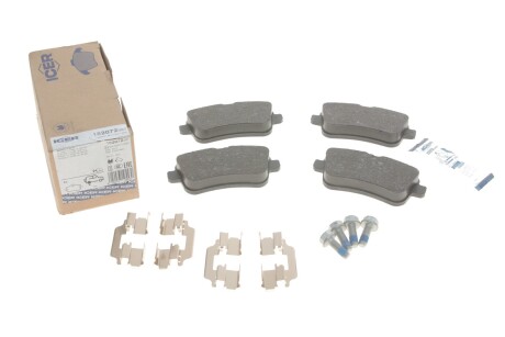 Комплект тормозных колодок (дискових) ICER 182072-067