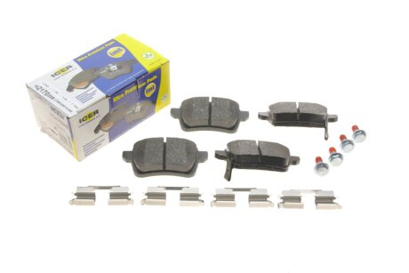 Комплект гальмівних колодок (дискових) ICER 182170-208