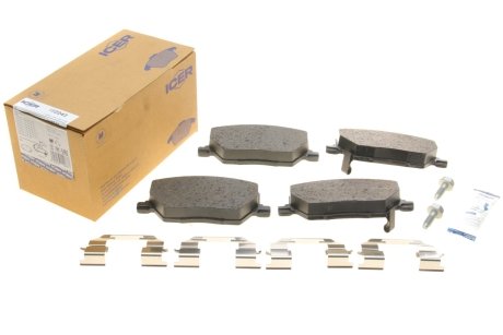 Комплект тормозных колодок (дисковых) ICER 182243