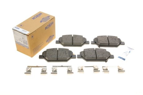 Комплект тормозных колодок (дисковых) ICER 182317