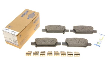 Комплект тормозных колодок (дисковых) ICER 182412