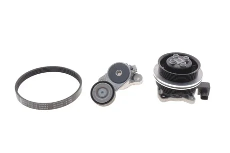 Комплект ременя генератора + помпа VW Golf/Passat/Touran 1.4 TSI 05-. (5PK493) INA 529 0340 30