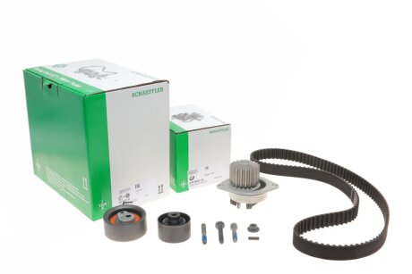 Комплект ГРМ, ремень+ролик+помпа INA 530 0237 30