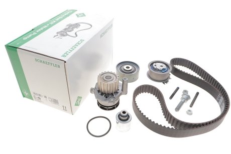 Комплект ГРМ, ремень+ролик+помпа INA 530 0463 30