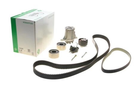 Комплект ГРМ, ремень+ролик+помпа INA 530 0764 31