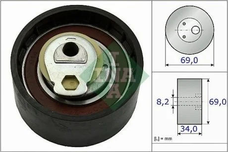 Натяжной ролик INA 531050510