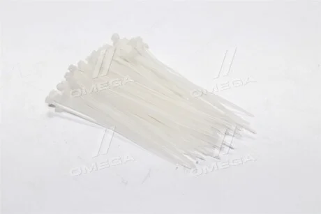 Хомут пластиковый 2,5x100мм, (100 шт/упак), белый Intertool TC2510