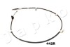 Трос стояночного тормоза правый Honda Civic VII, VIII 1.3, 1.8 (05-) JAPKO 131442R (фото 2)