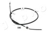 Трос стояночного тормоза левый Mitsubishi L200 IV Pickup 2.5DiD (05-15) JAPKO 131506 (фото 2)