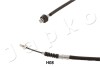 Трос стояночного тормоза Hyundai Coupe 1.6, 2.0 (02-09) 1430/1281мм JAPKO 131H08 (фото 2)