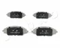 Колодки тормозные передние Chevrolet Aveo 1.2-1.6 (T300) (11-) JAPKO 50W15 (фото 1)