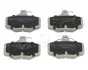Колодки тормозные дисковые задние Nissan Almera II (00-) JAPKO 51015 (фото 1)