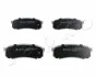 Колодки гальмові дискові задні Toyota Land Cruiser/Mitsubishi Pajero IV JAPKO 51210 (фото 1)