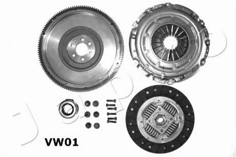 Комплект для переобладнання CaddyIII/GolfV 1.9TDI (77kw) 03- (228mm)(суцільний+к-кт зчеплення) JAPKO 98VW01