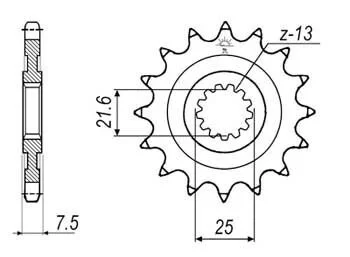Передня зірка ESJOT JT MOTO 100-471-15
