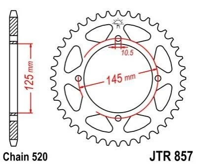 Зірка MOTO JT MOTO 112-446-46 (фото 1)