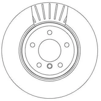Гальмівний диск зад. BMW: (E60/E61) 01-10 (320*63,2) компл. 2шт Jurid 562319JC