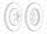 Гальмівний диск пер. BMW 5 (F07/F10/F11)/7 (F01/F02/F03/F04) (348*66) Jurid 562679JC-1 (фото 2)