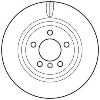 Гальмівний диск зад. BMW X3 (F25)/X4 (F26) 10-18 (329,9*71) компл. 2шт Jurid 562793JC