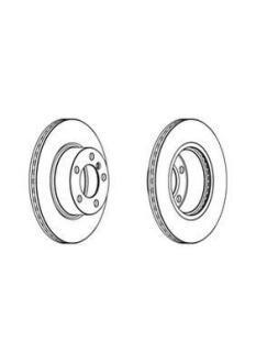 Гальмівний диск пер. BMW 1 (F20)/3 (F30/F31/F80) 11-19 (300*73,2) компл. 2шт Jurid 562976JC