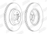 Гальмівний диск пер. BMW 3 (F30/F31/F80)/4 (F32/F33/F82/F83/F36) 11- (370*73,1) Jurid 563133JC-1 (фото 2)