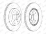 Гальмівний диск пер. BMW 3 (F30/F31/F34/F80)/4 (F33/F36/F83) 13- (345*66,2) компл. 2шт Jurid 563134JC (фото 1)