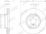 Гальмівний диск пер. BMW 5 (F10/F11)/6 (F06/F12)/7 (F01/F02/F03/04) (374*66) Л. Jurid 563283JC-1 (фото 3)