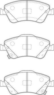 Гальмівні колодки пер. Auris 06-12 (Bosch) Jurid 572524J