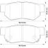 Гальмівні колодки зад. Hyundai Getz/Santa FE/Tucson 01- (mando) Jurid 572557J (фото 1)