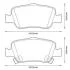 Гальмівні колодки зад. Toyota Auris 07-12/Corolla 13- (bosch) Jurid 572601J (фото 1)