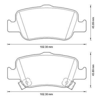 Гальмівні колодки зад. Toyota Auris 07-12/Corolla 13- (bosch) Jurid 572601J