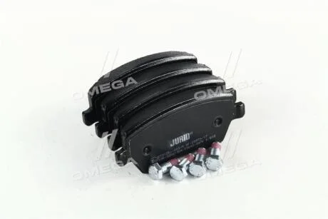 Гальмівні колодки пер. Kangoo/Logan 08-/Duster 10- (TRW) Jurid 573125J