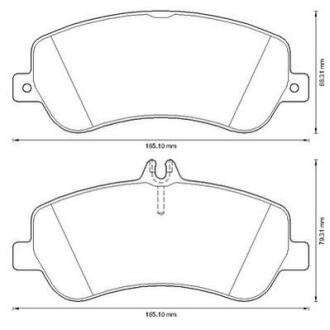 Гальмівні колодки пер. MB X204 (Bosch) Jurid 573321J