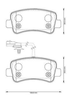 Гальмівні колодки зад. Renault Master III/Opel Movano 10- Jurid 573359J