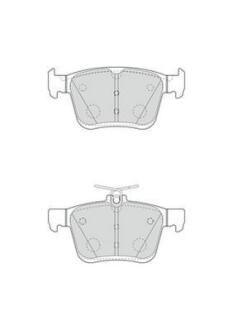 Гальмівні колодки зад. VW Golf VII 13- (ATE) Jurid 573409J