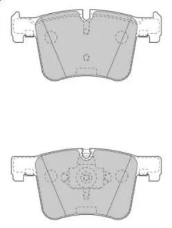 Гальмівні колодки пер. BMW 1/2/3/4/X3/X4 10- Jurid 573432J