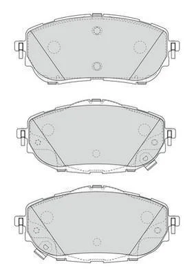 Гальмівні колодки пер. Corolla/Auris 12- (Bosch) Jurid 573440J (фото 1)