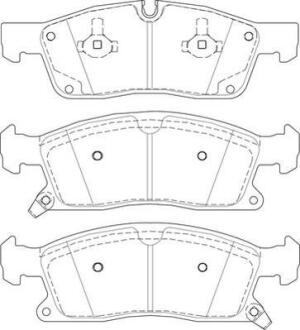 Гальмівні колодки пер. C292/W166/X166 (TRW) Jurid 573459J