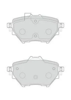 Гальмівні колодки зад. Citroen C4/Peugeot 308 II 13- (Bosch) Jurid 573605J