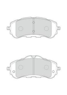 Гальмівні колодки пер. 308 13-21/Partner 18- (Bosch) Jurid 573620J