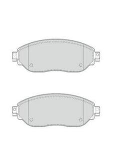 Гальмівні колодки пер. Trafic/Vivaro 14- (TRW) Jurid 573656J