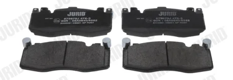 Гальмівні колодки передні (19.2 мм) (система BREMBO) BMW X5 (F15) X6 (F16) Jurid 573879J