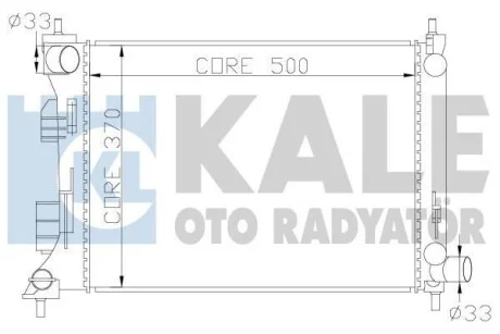 Радиатор охлаждения Hyundai Accent Iv, Veloster - Kia Rio Iii Radiator  KALE OTO RADYATOR Kale 342285