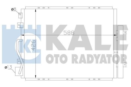 Радиатор кондиционера Kia Sorento I Condenser OTO RADYATOR Kale 342625