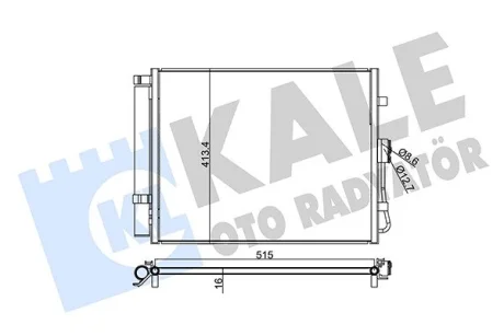 Радиатор кондиционера Kia Soul KALE OTO RADYATOR Kale 345240