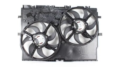 Вентилятор охолодження радіатора (з дифузором, 2 вентилятори) Fiat Ducato (06-) МКПП OTO RADYATOR Kale 348490