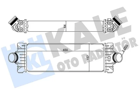 Інтеркулер Ford Transit, Transit Custom KALE OTO RADYATOR Kale 351285