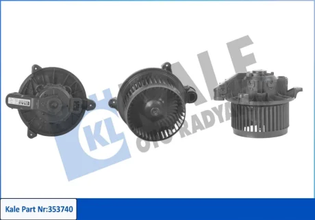 Електровентилятор обігрівача Ford Transit Courier (14-), EcoSport (13-) KALE OTO RADYATOR Kale 353740