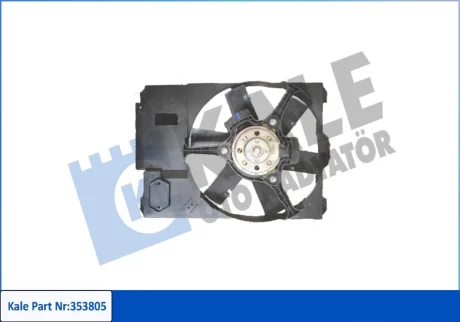 Вентилятор охолодження радіатора (з дифузором) Citroen Jumper/Peugeot Boxer/Fiat Ducato (02-) KALE OTO RADYATOR Kale 353805